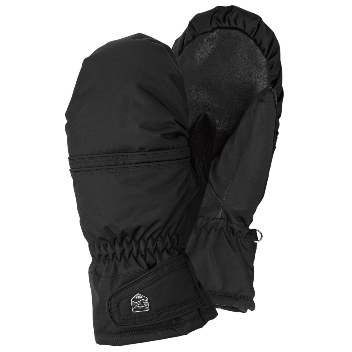 Hestra Primaloft Leather Fäustlinge, Damen, schwarz