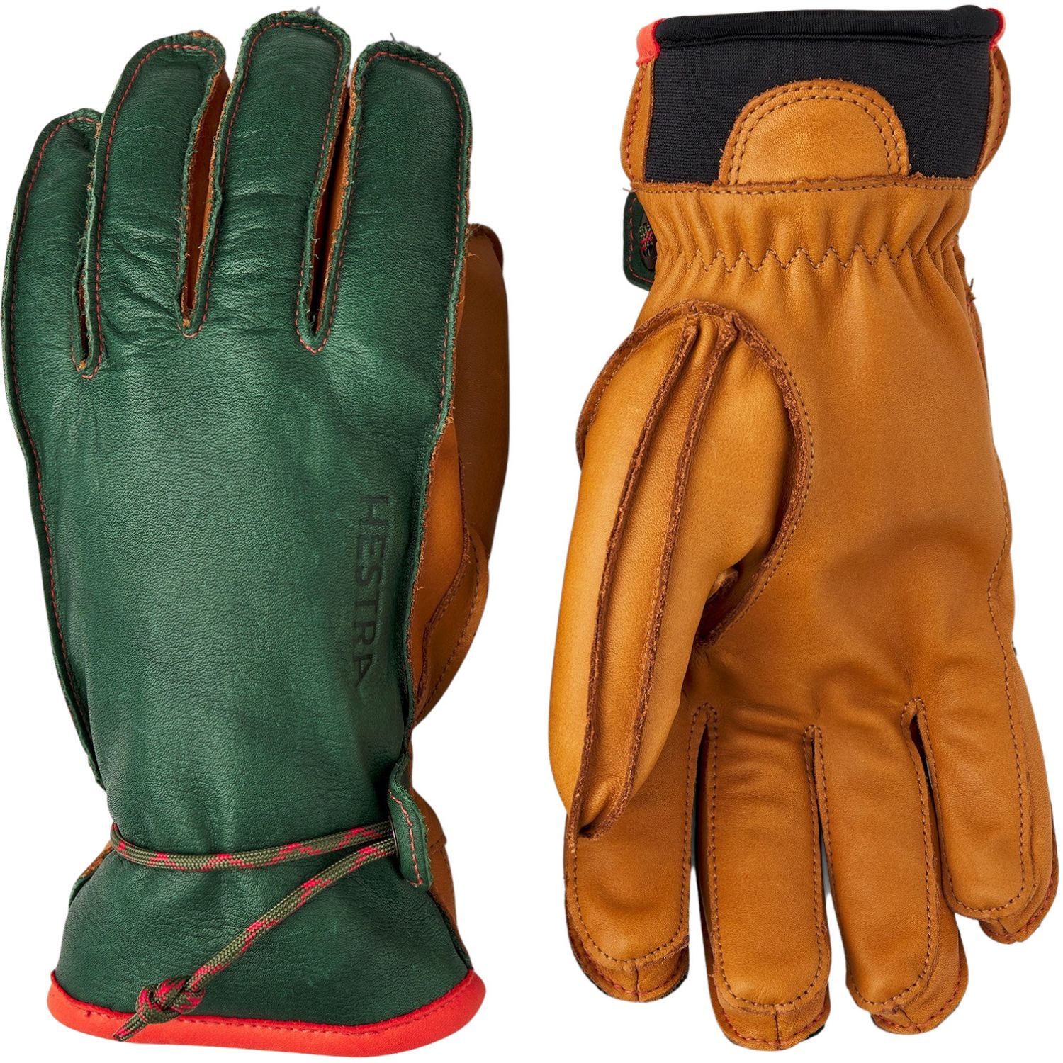 Hestra Wakayama, Handschuhe, Dunkelgrün/Kork