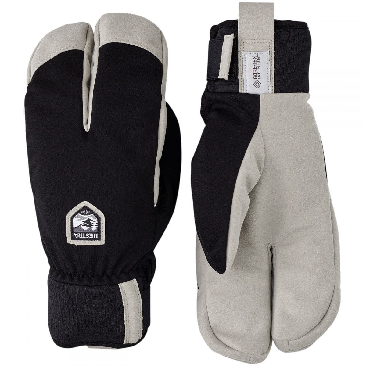 Hestra W.S. Wool Terry Split, Handschuhe, schwarz