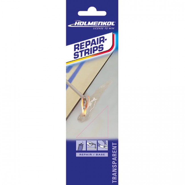 Holmenkol Repair-Strips 5 pcs für Skibeläge, Farbe:transparent