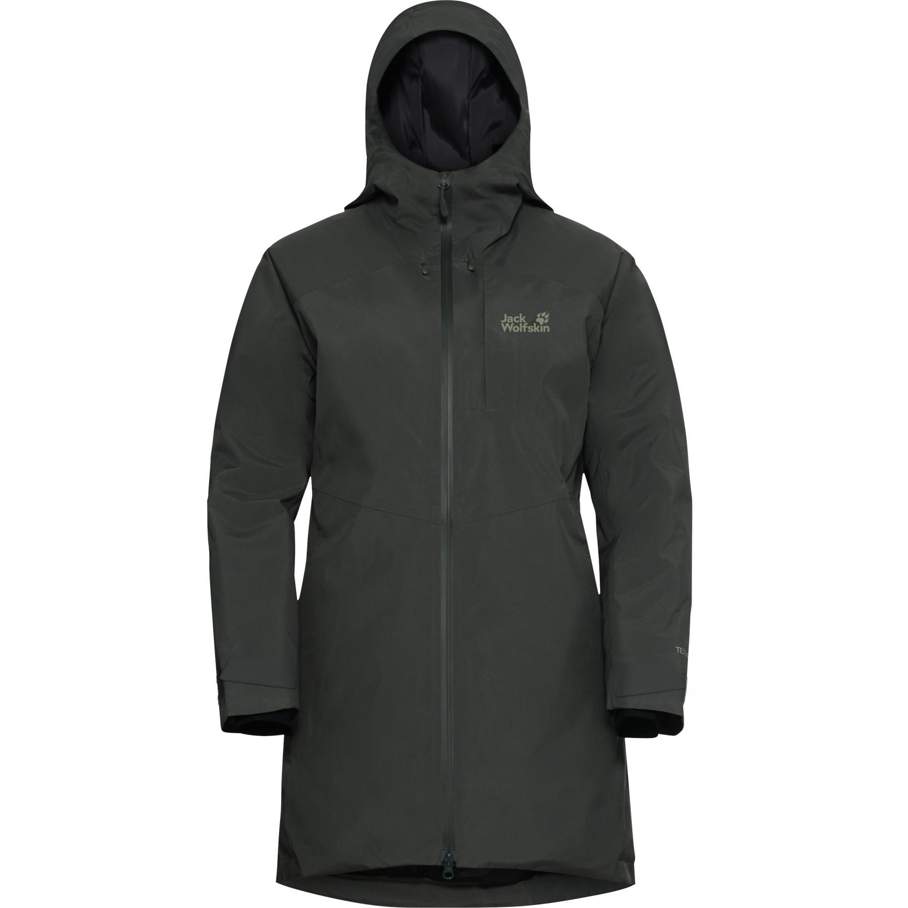 Jack Wolfskin Icecape 2L Down Ins, Daunenjacke, Damen, dunkelgrün