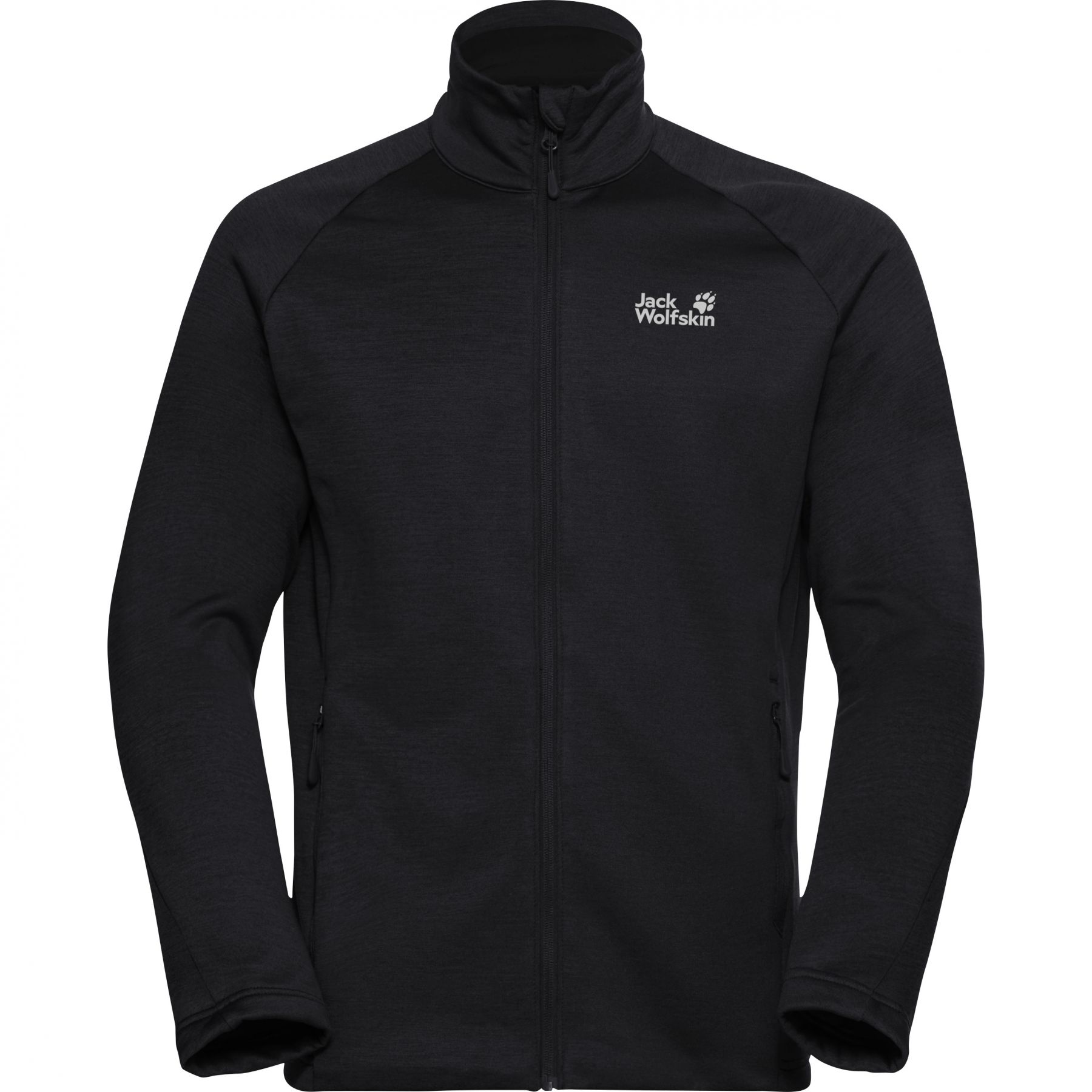 Jack Wolfskin Peak District, Fleecejacke, Herren, schwarz
