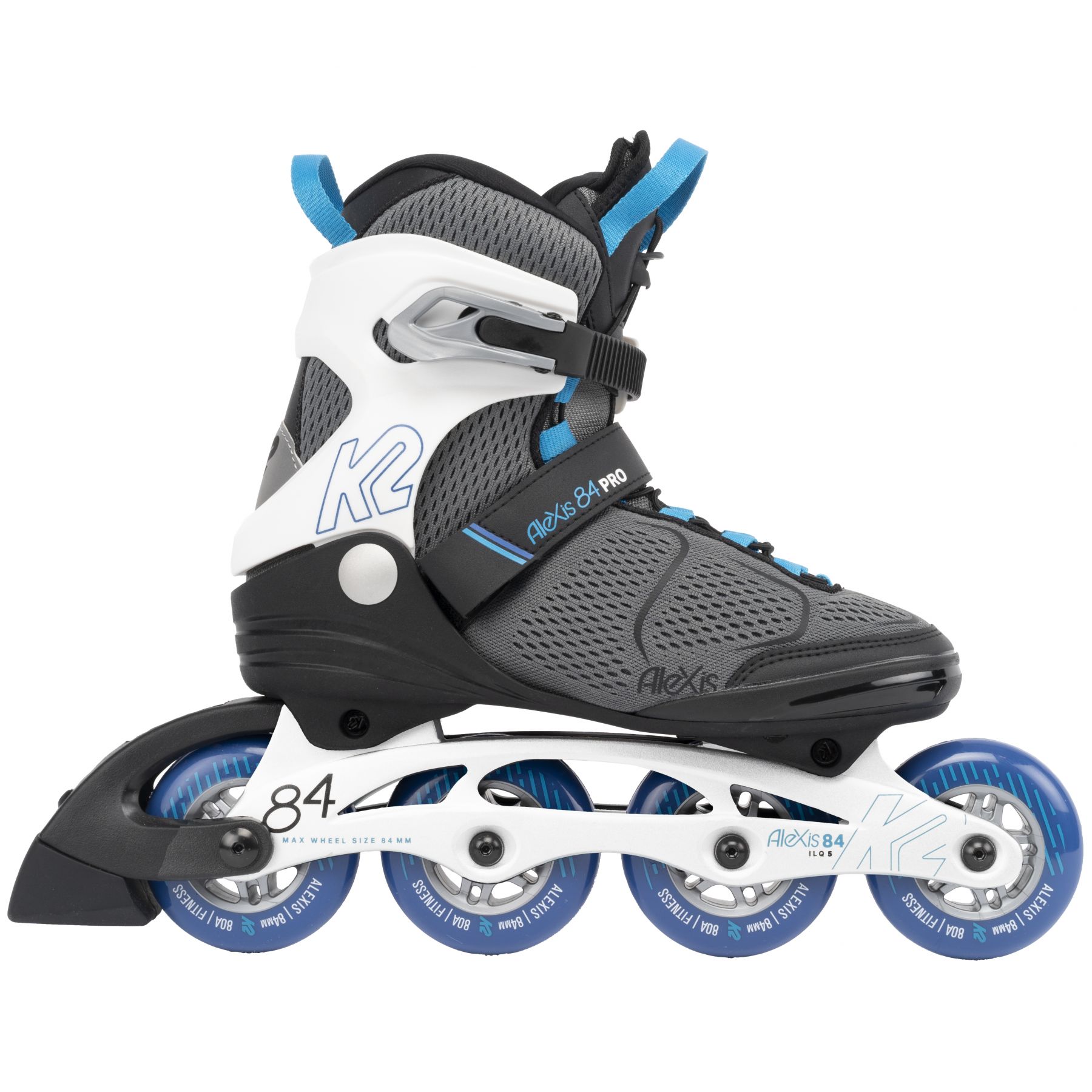K2 30G0517 Inline Skates, Grau - Blau, EU: 40.5 (UK: 7 / US: 9.5)
