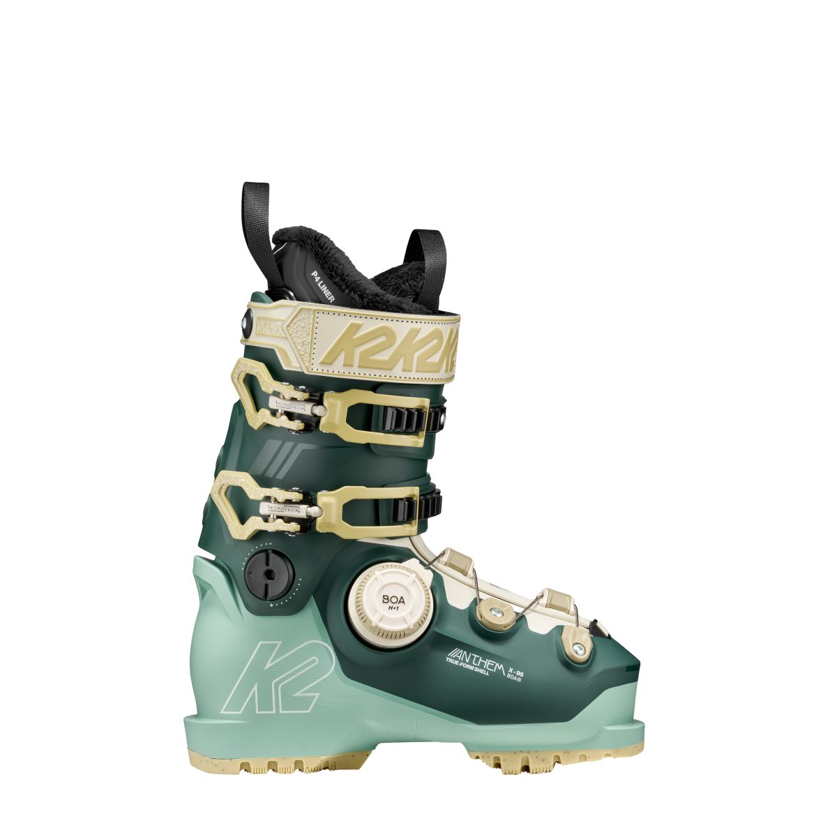 K2 Anthem X 95 BOA, botas de esquí, hombre, verde