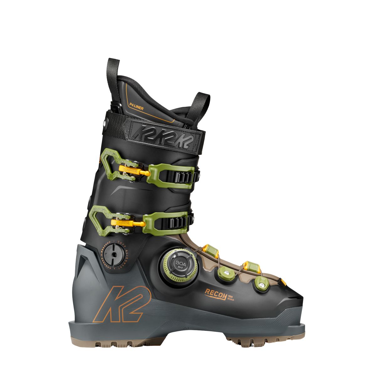 K2 Recon 100 BOA, botas de esquí, hombre, negro