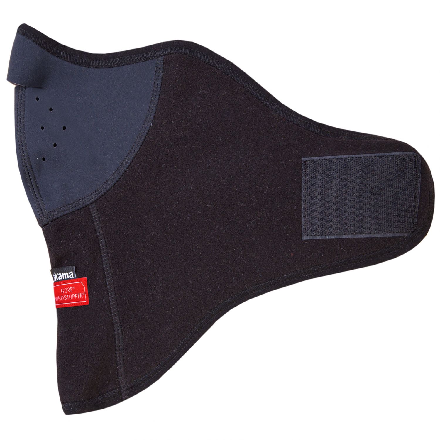 Kama Softshell Maske, schwarz