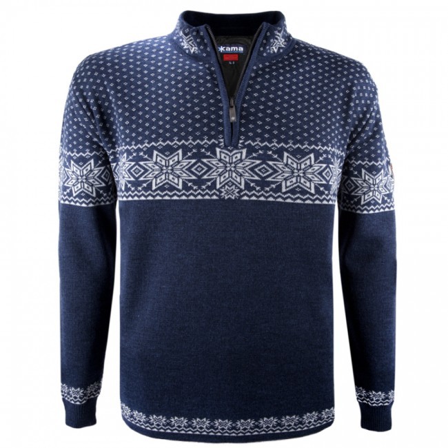 Kama Thor Merino Sweater, Herren, Navy