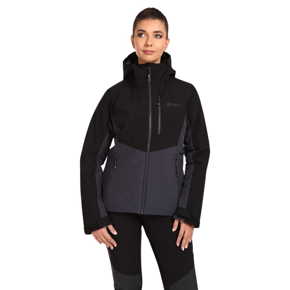 Kilpi Flip, Skijacke, Damen, schwarz/grau