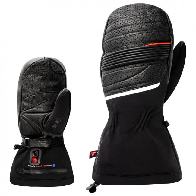 Lenz Heat Glove 60 Finger Cap Mittens - Fäustlinge Black S (7 8)
