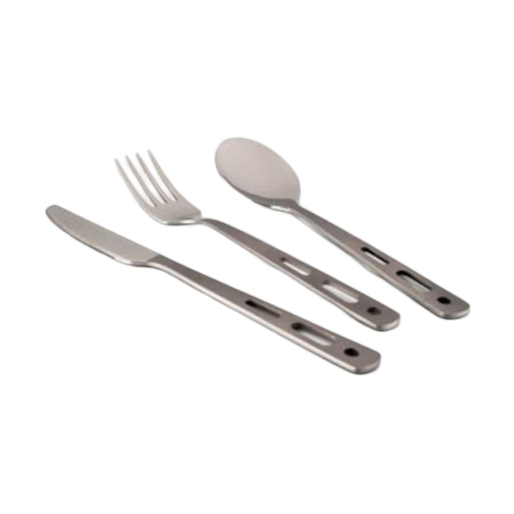 Lifeventure Basic Besteckset, Unisex, Edelstahl
