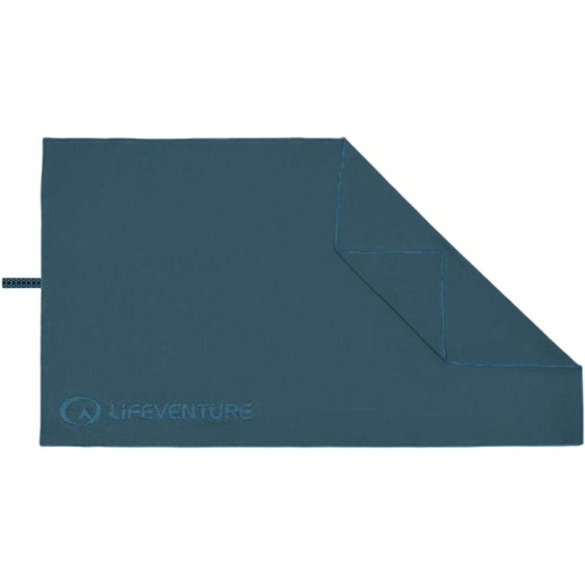 Lifeventure Recycled Softfibre Trek Towel, toalla, L, azul oscuro
