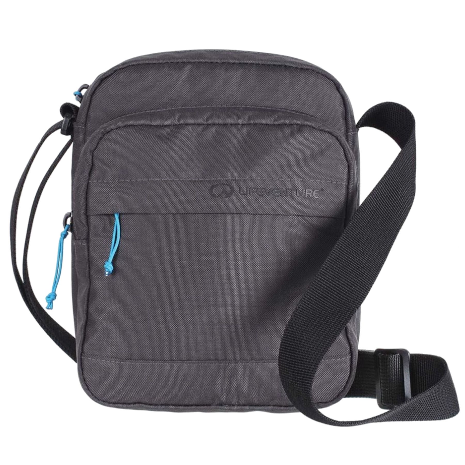 Lifeventure RFiD Schultertasche, grau