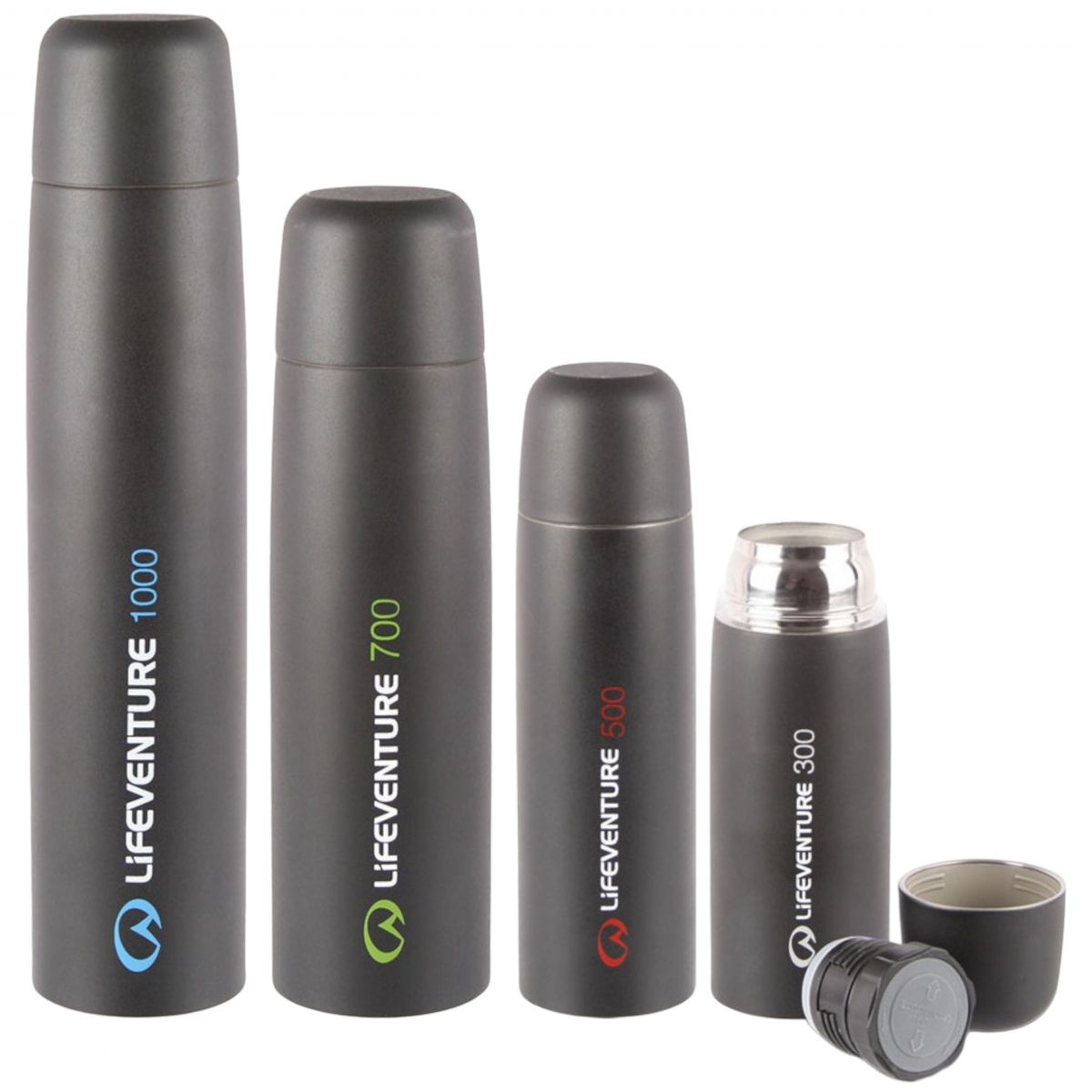 Lifeventure TiV Vakuumflasche 500, Unisex, dunkelgrau