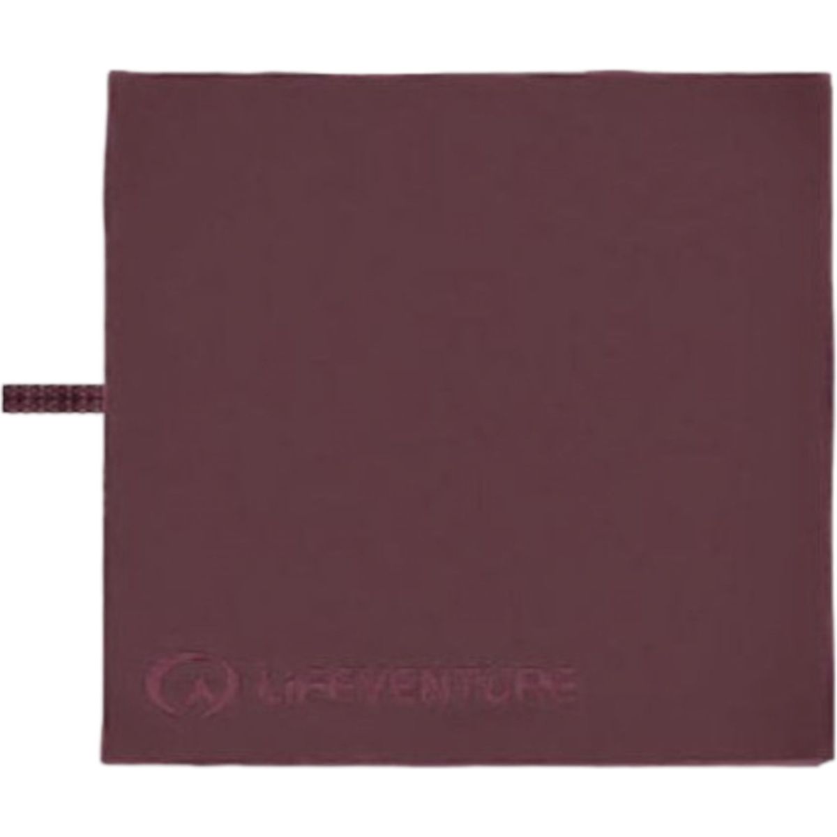 Lifeventure Toalla Trek en SoftFibre Reciclado, unisex, rojo grosella negra