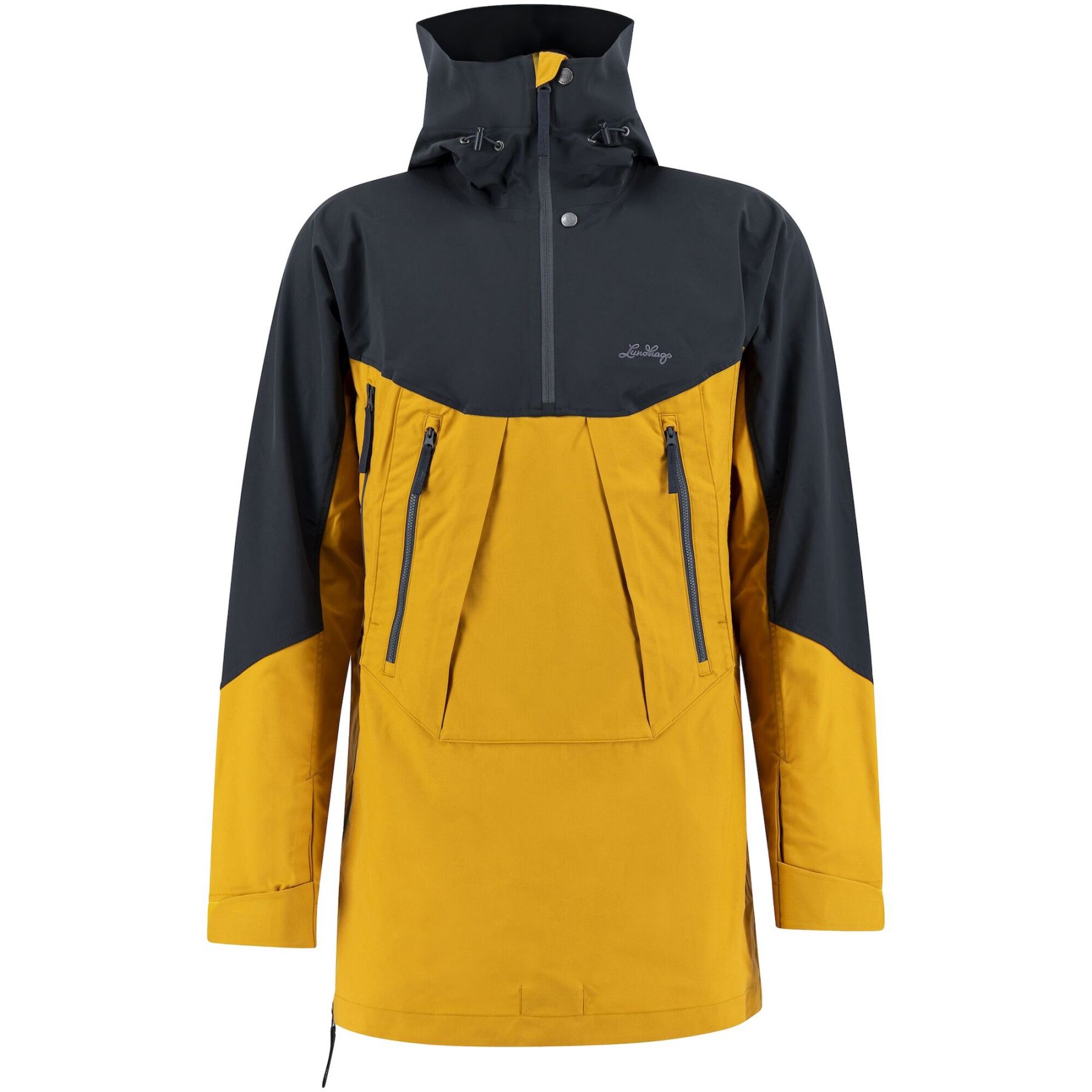 Lundhags Abisku Hybrid Anorak, Anorak, Herren, Gelb/Grau