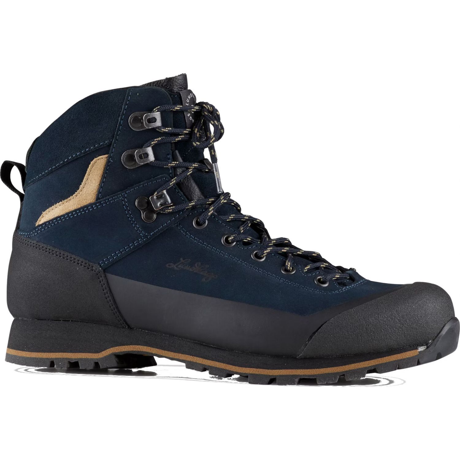 Lundhags Bjerg Mid, Wanderstiefel, Unisex, Blau