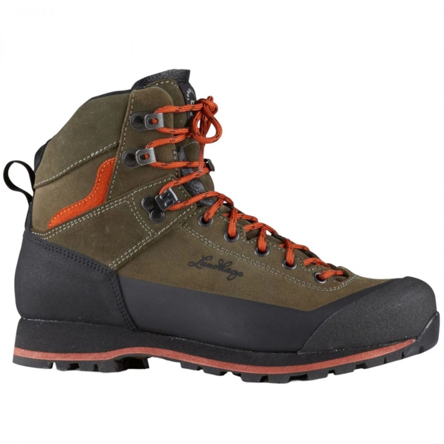 Lundhags Bjerg Mid, Wanderstiefel, Unisex, Grün