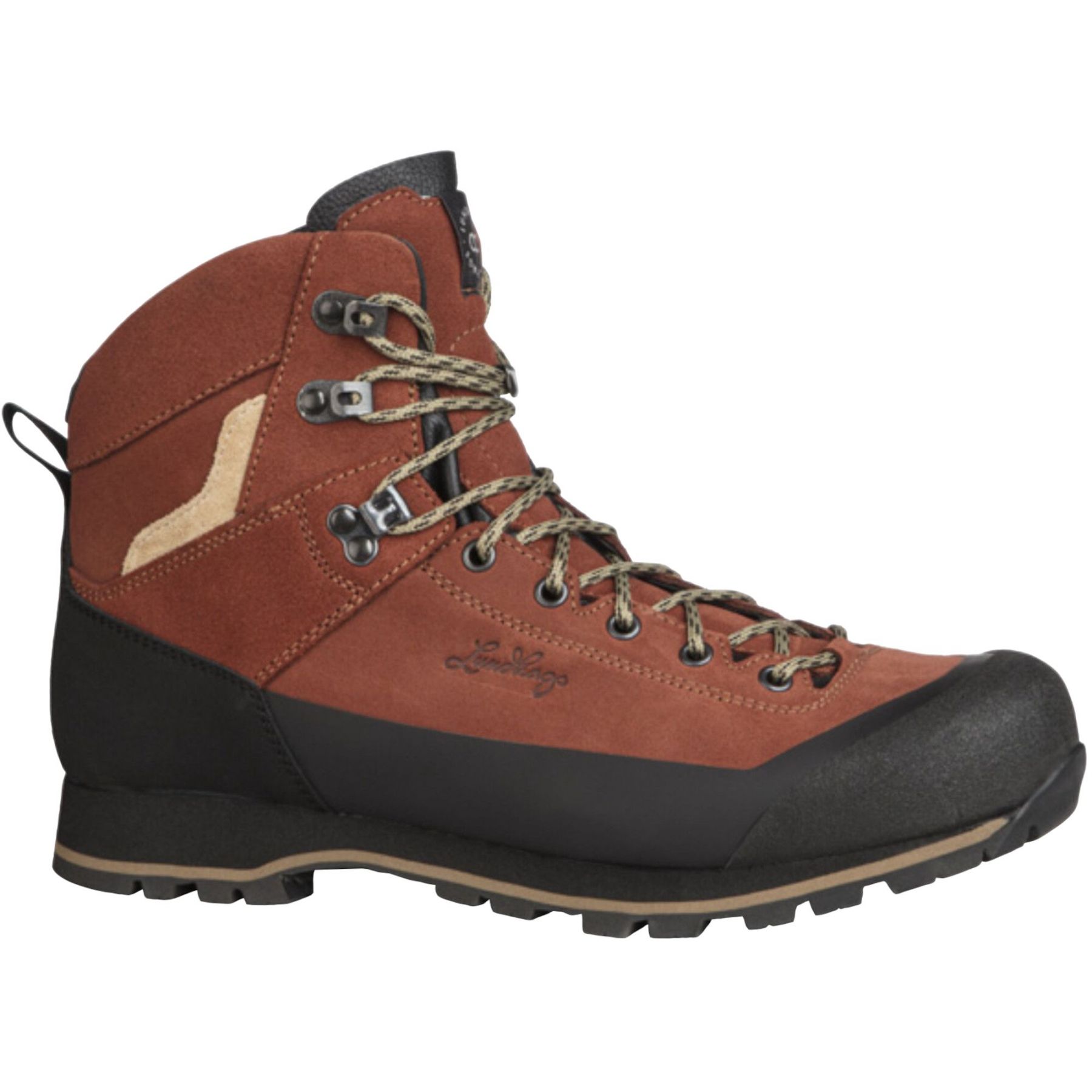 Lundhags Bjerg Mid, Wanderstiefel, Unisex, Rot