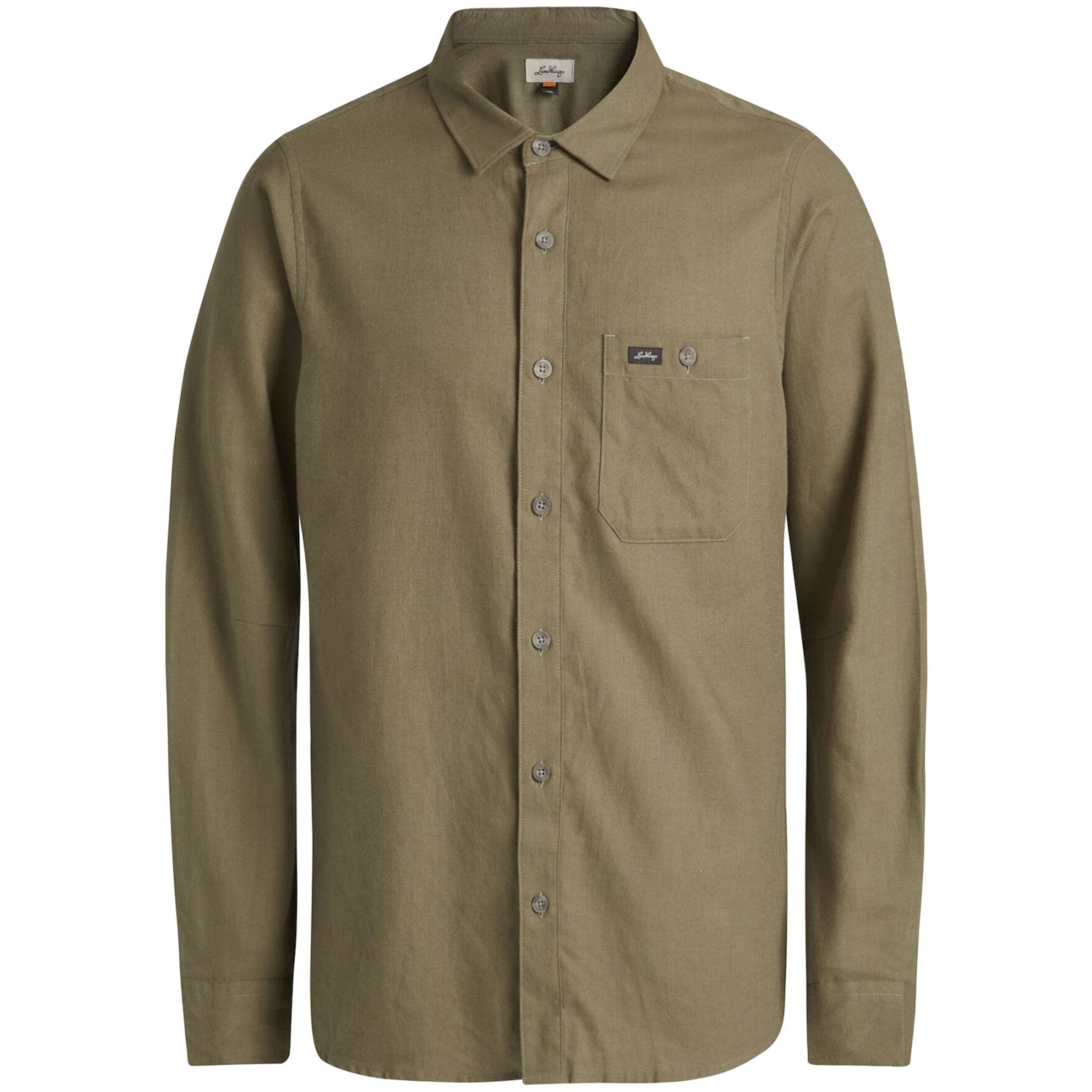 Lundhags Ekren Solid Ms LS Shirt, Hemd, Herren, Grün