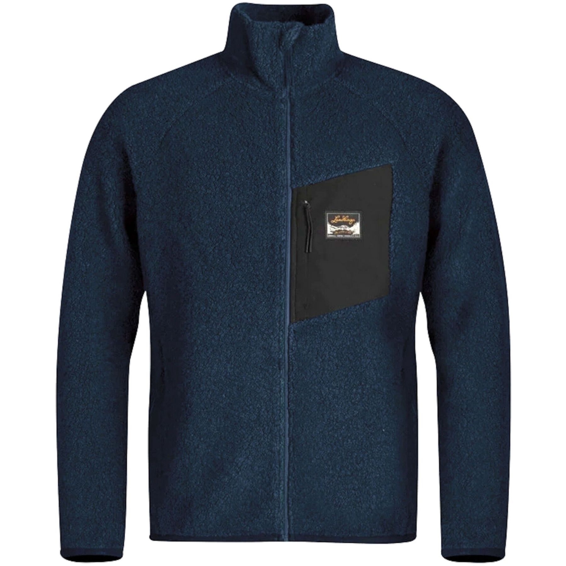 Lundhags Flok Wool Ms Pile, Zwischenschicht, Herren, Blau