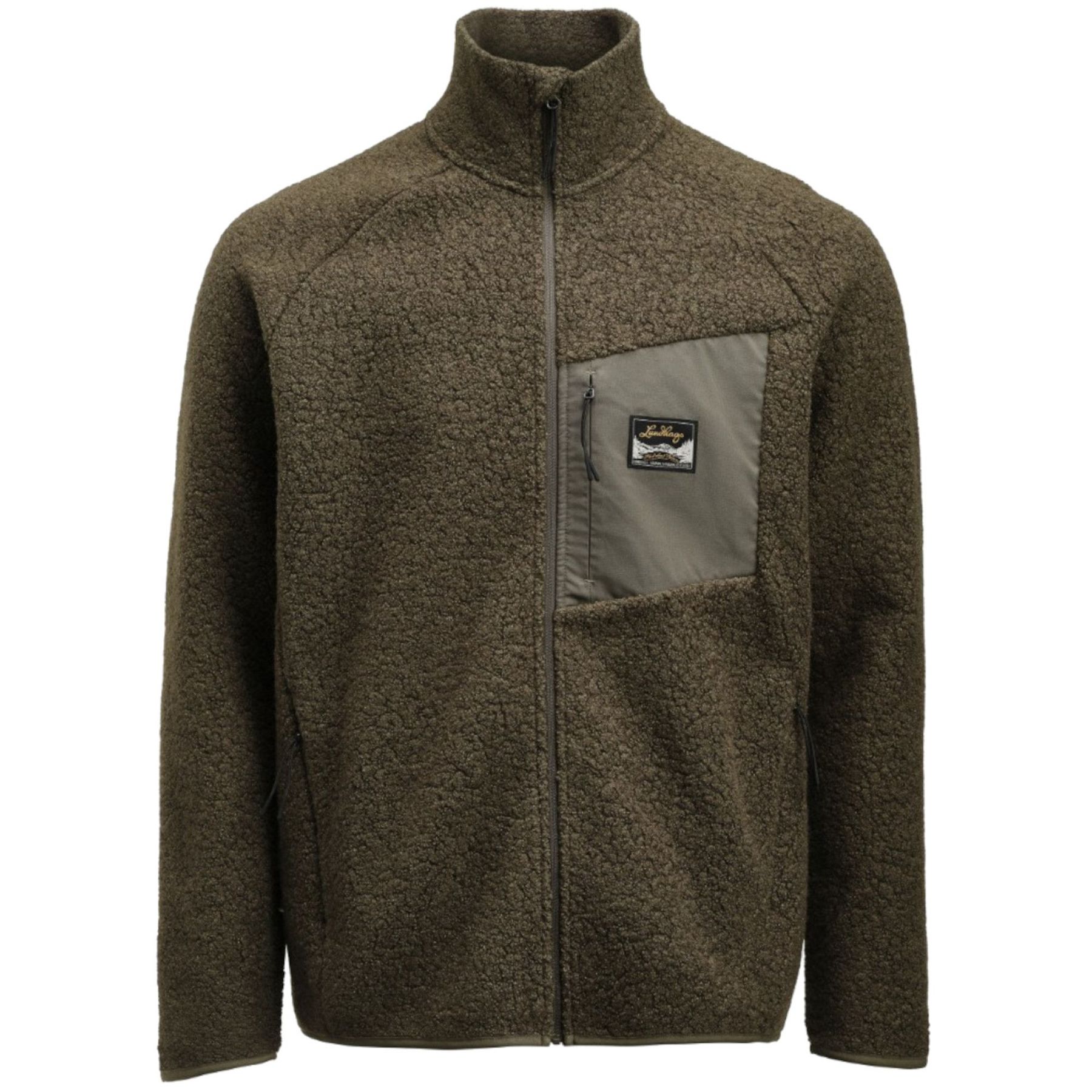Lundhags Flok Wool Ms Pile, Zwischenschicht, Herren, Grün