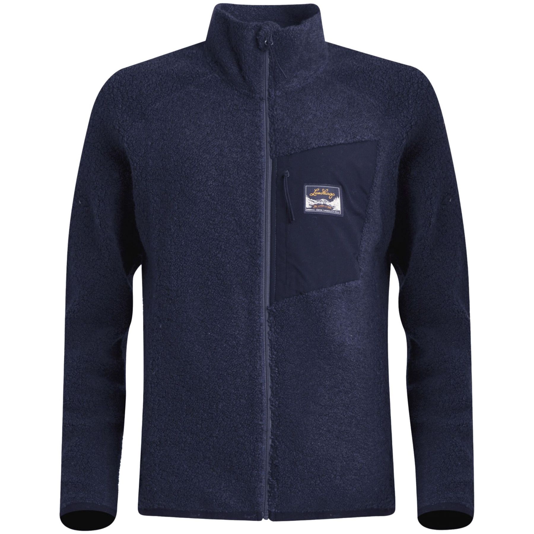 Lundhags Flok Wool Ws Pile, Daunenjacke, Damen, Blau