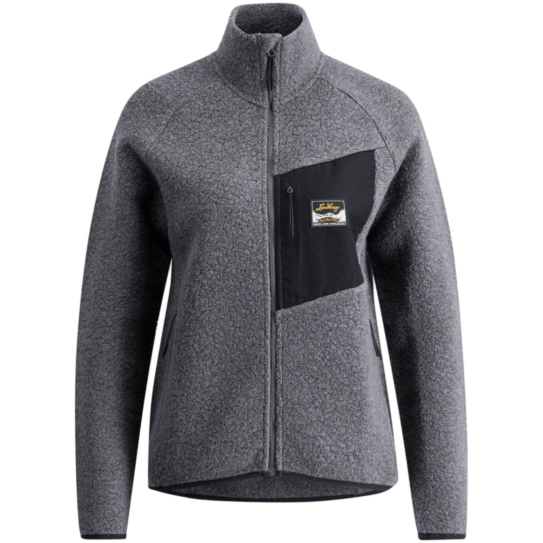 Lundhags Flok Wool Ws Pile, Midlayer, Damen, Grau