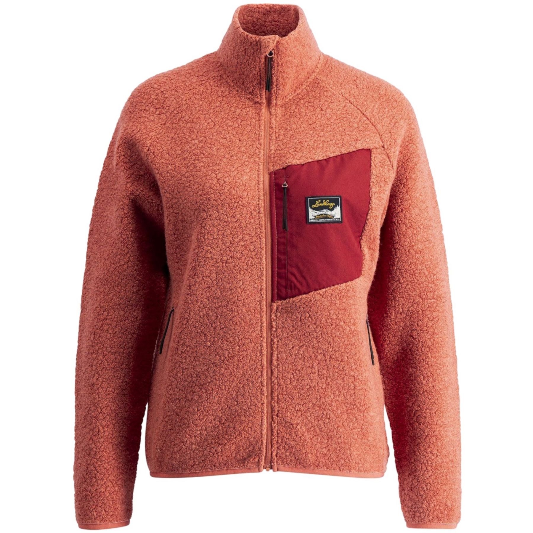 Lundhags Flok Wool Ws Pile, Midlayer, Damen, Rosa