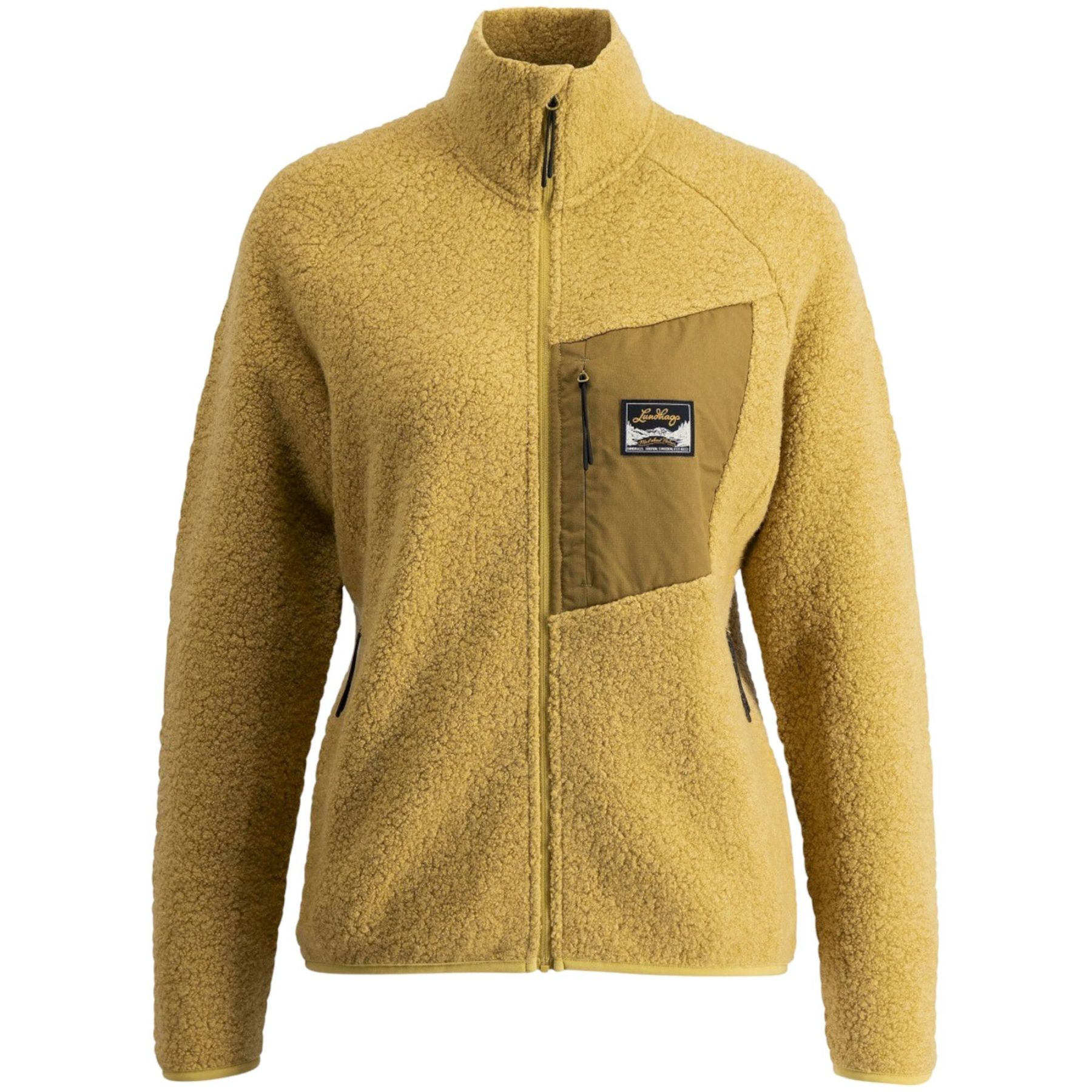 Lundhags Flok Wool Ws Pile, Zwischenschicht, Damen, Gelb