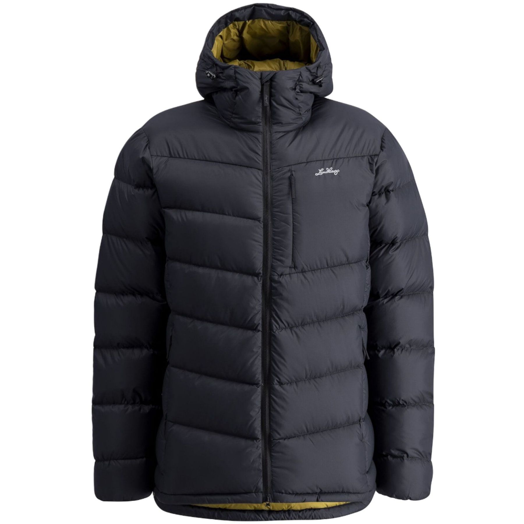Lundhags Fulu Down Hooded Jacket, Daunenjacke, Herren, Schwarz
