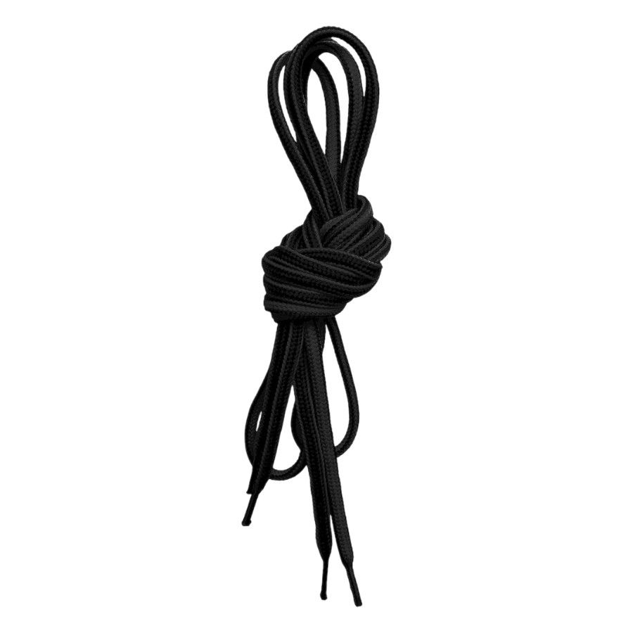 Lundhags Rundschuhbänder 150CM, Schnürsenkel, schwarz