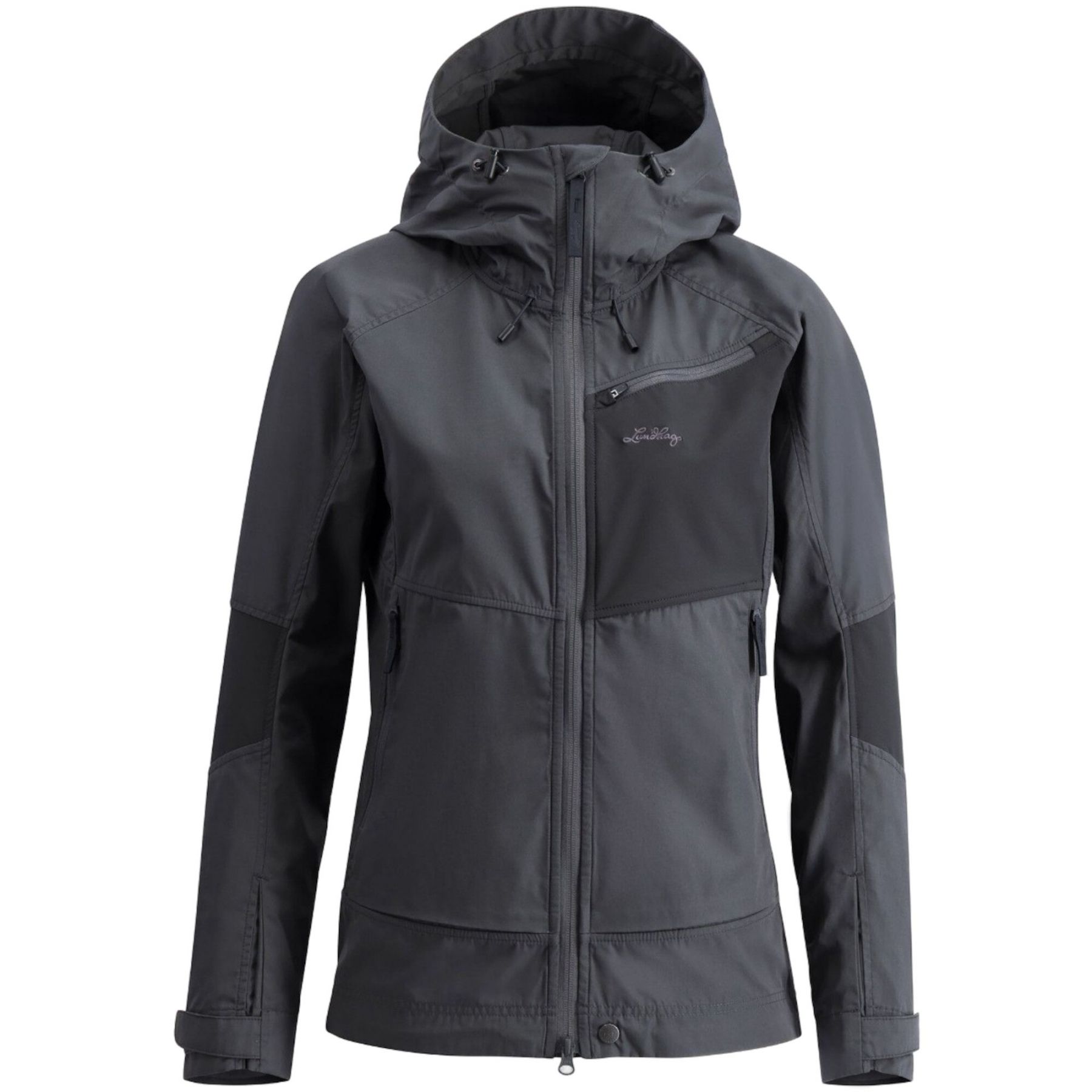Lundhags Tived Stretch Hybrid Jacket, Softshelljacke, Damen, Grau