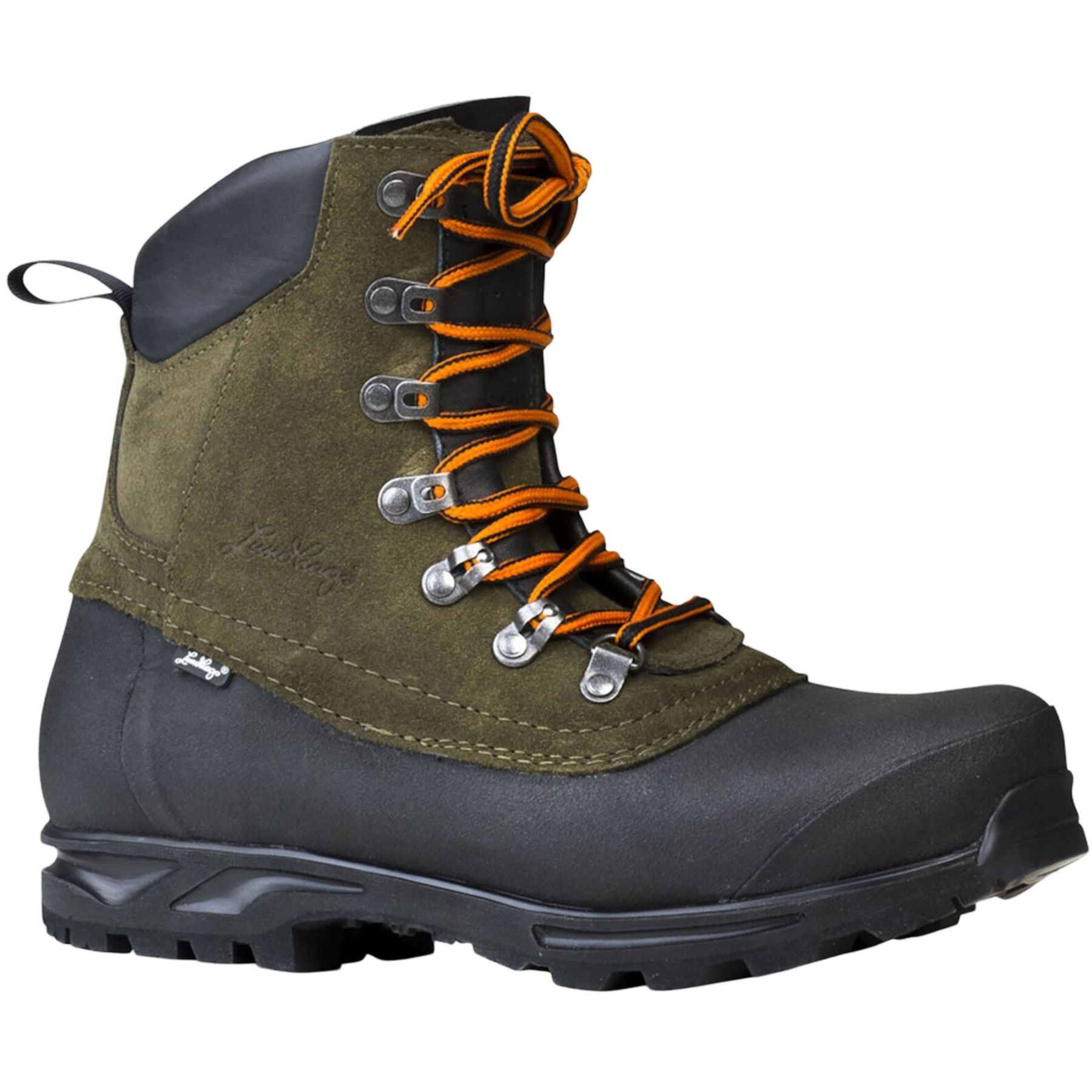 Lundhags Tjakke Mid, Wanderstiefel, grün/schwarz