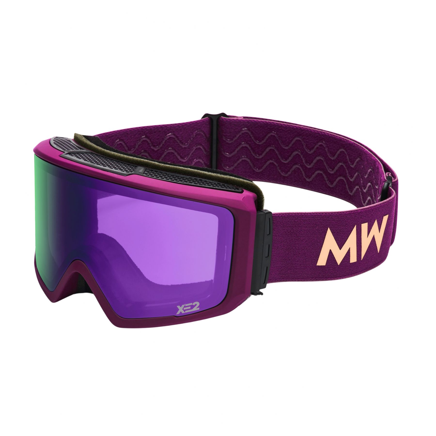 MessyWeekend Flip XE2, Skibrille, lila