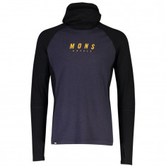 Mons Royale Olympus 3.0 Pullover Hood, Herren, black  9 Eisen