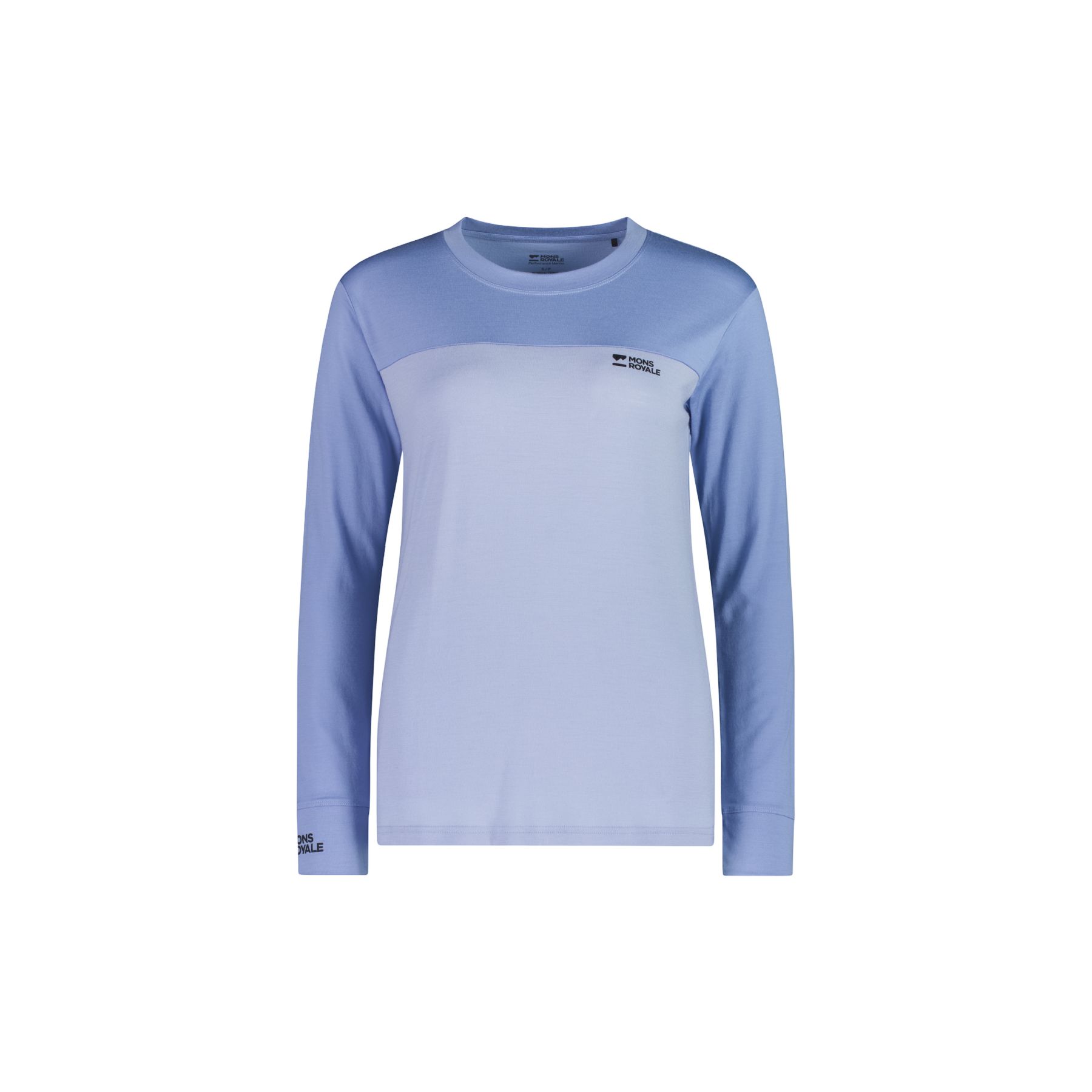 Mons Royale Yotei Merino Long Sleeve, Skiunterhemd, Damen, blau