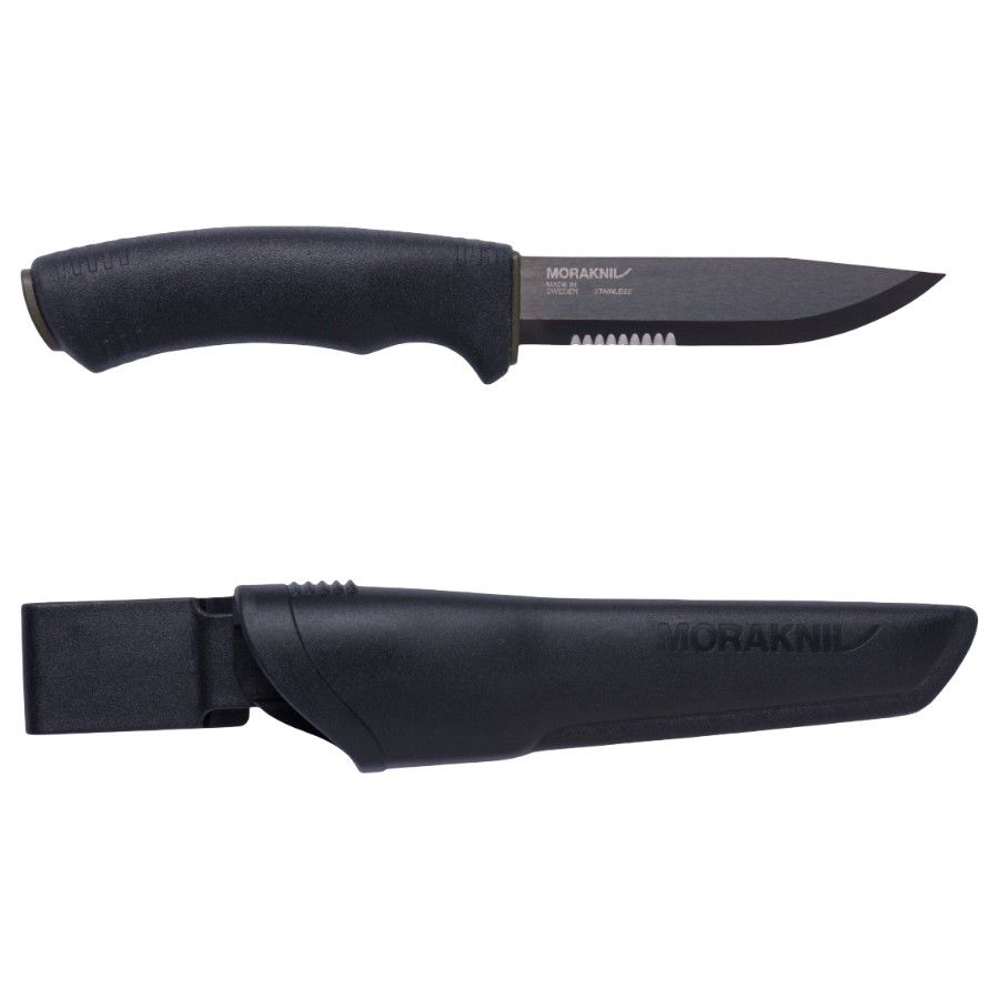 Morakniv Bushcraft Blackblade SRT (S), Messer, schwarz