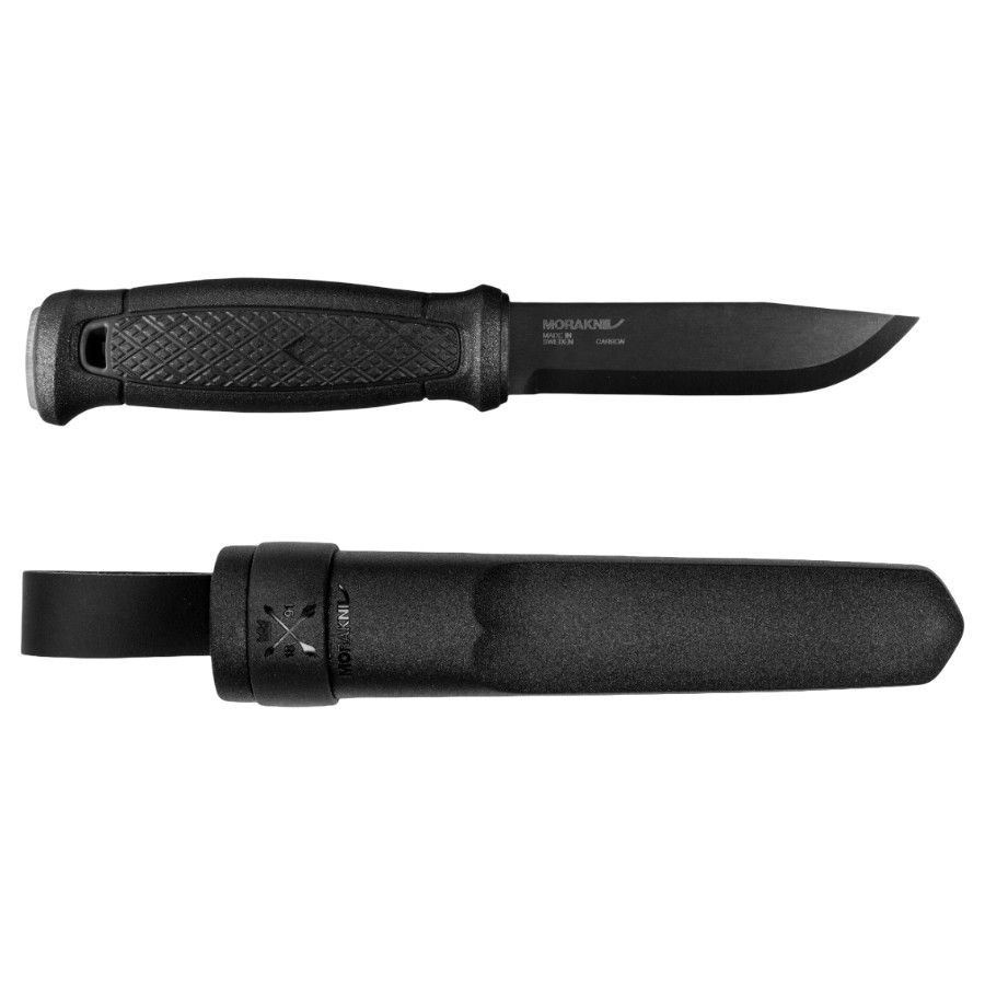 Morakniv Garberg Blackblade Mit Polymer Scheide (C), Messer, schwarz