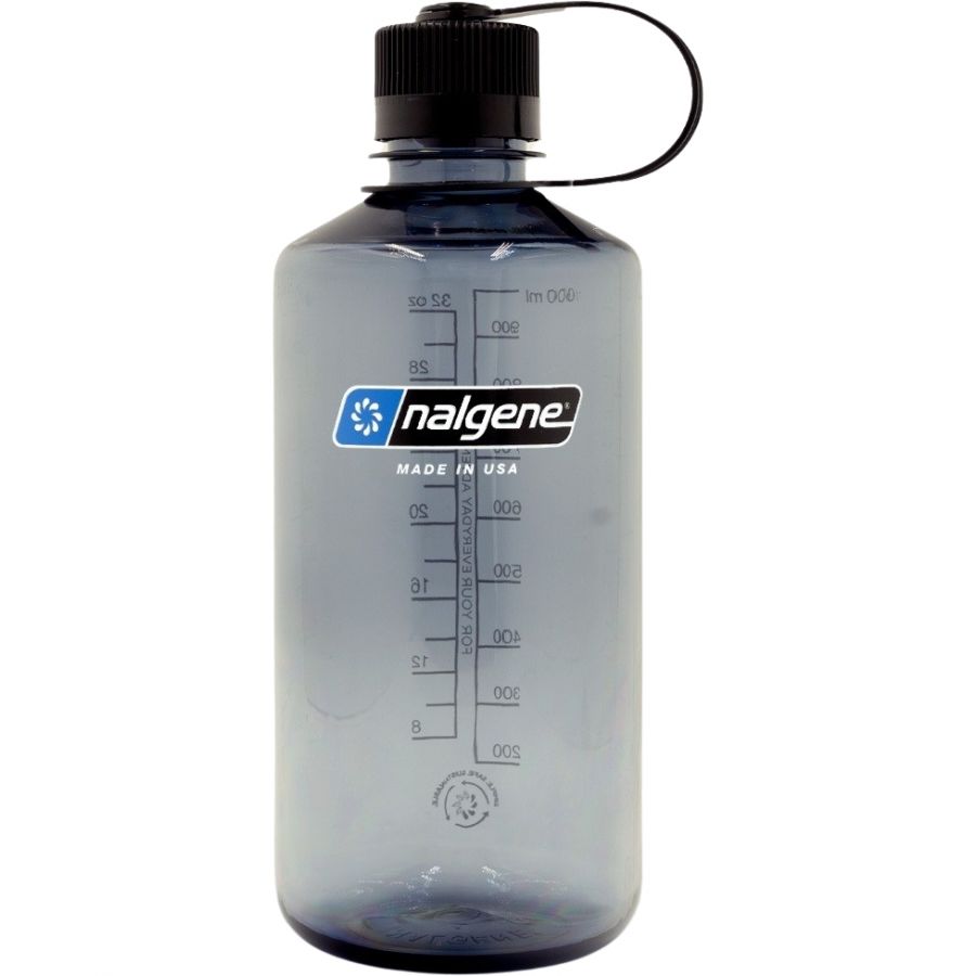 Nalgene narrow mouth sustain, Trinkflasche, 1000 ml, grau