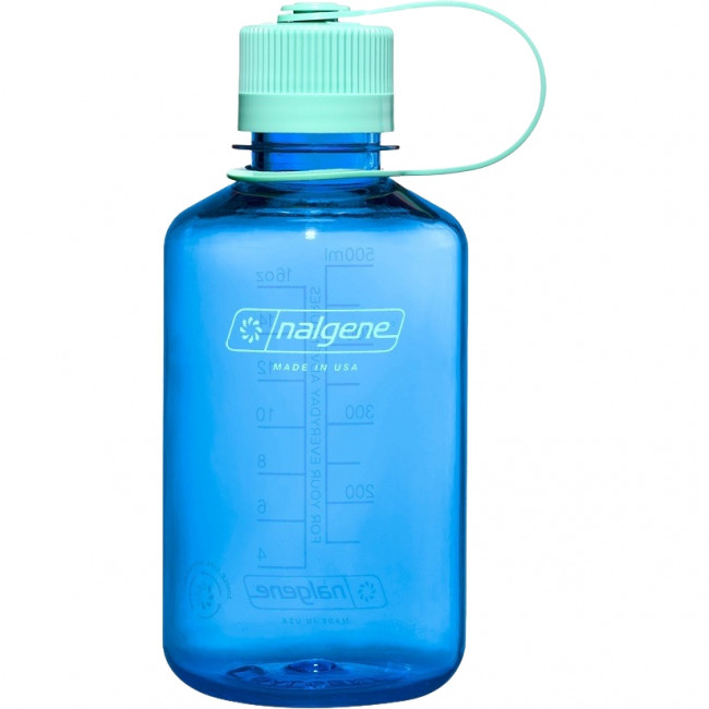 Nalgene narrow mouth sustain, Trinkflasche, 500 ml, blau