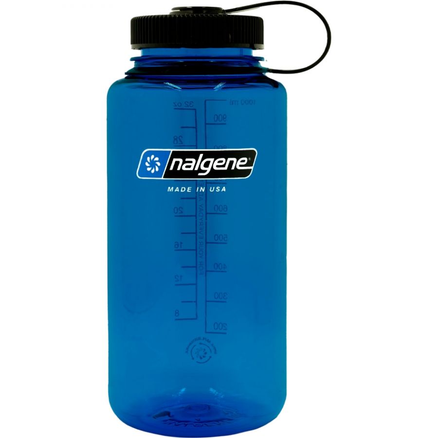 Nalgene wide mouth sustain, Trinkflasche, 1000 ml, blau