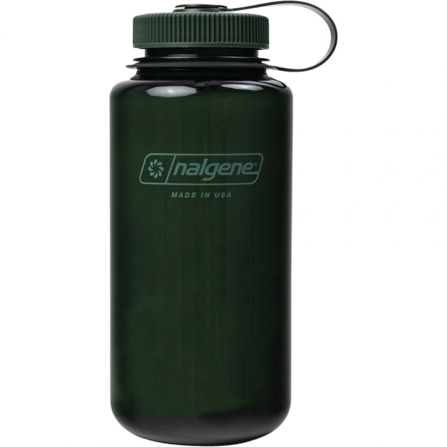 Nalgene Wide Mouth 1L Tritan Sustain Water Bottle - Jade Monochrome
