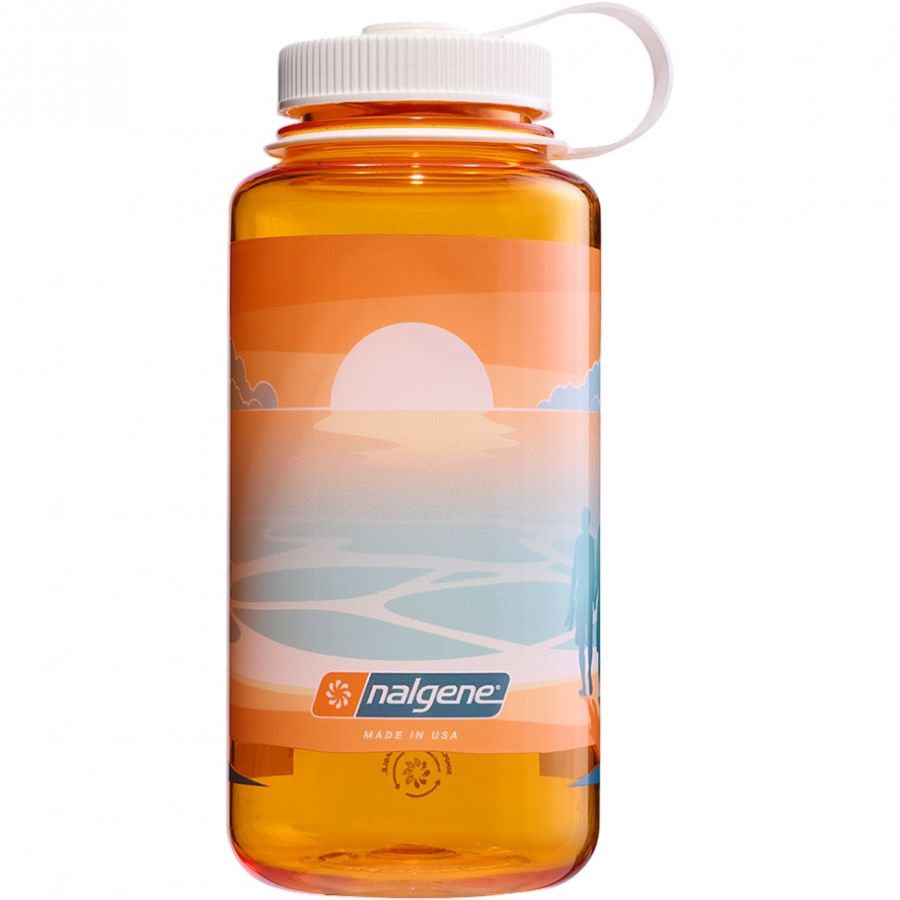 Nalgene Wide Mouth Sustain, Trinkflasche, 1000 Ml, Landscape Sunset