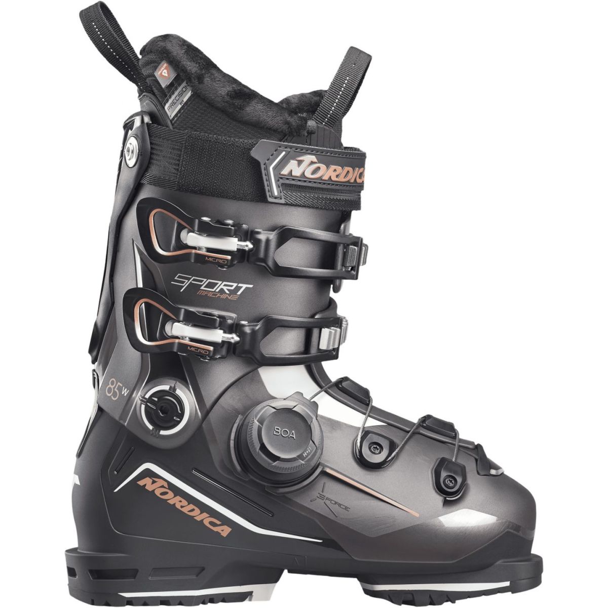 Nordica Sportmachine 3 85 W BOA, Skischuhe, Damen, bronze/schwarz