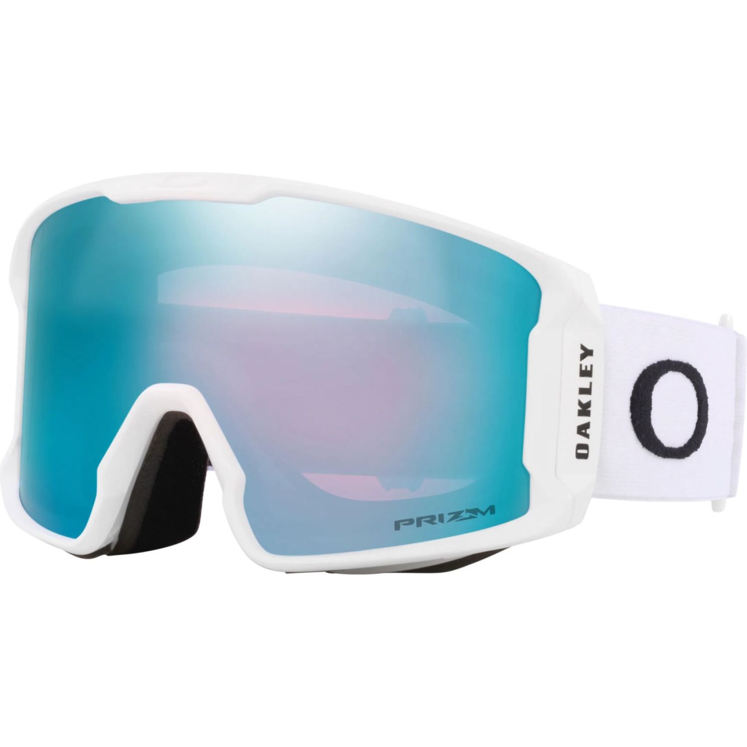 Oakley Herren Oakley OO7070 LINE MINER L 707073 Skibrillen O_matter Weiß Blau Maske Normal Prizm