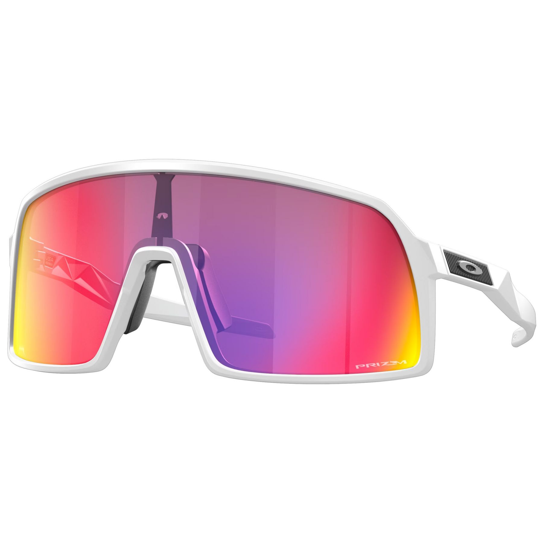 Oakley Unisex Oakley OO9462 SUTRO S 946205 Sonnenbrillen O_matter Weiß Violett Maske Normal Prizm