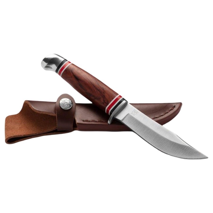 Øyo GEILO - Jagd/Outdoormesser mit Lederscheide