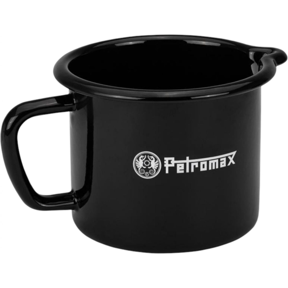 Petromax Enamel Milk Pot, Olla, Negro