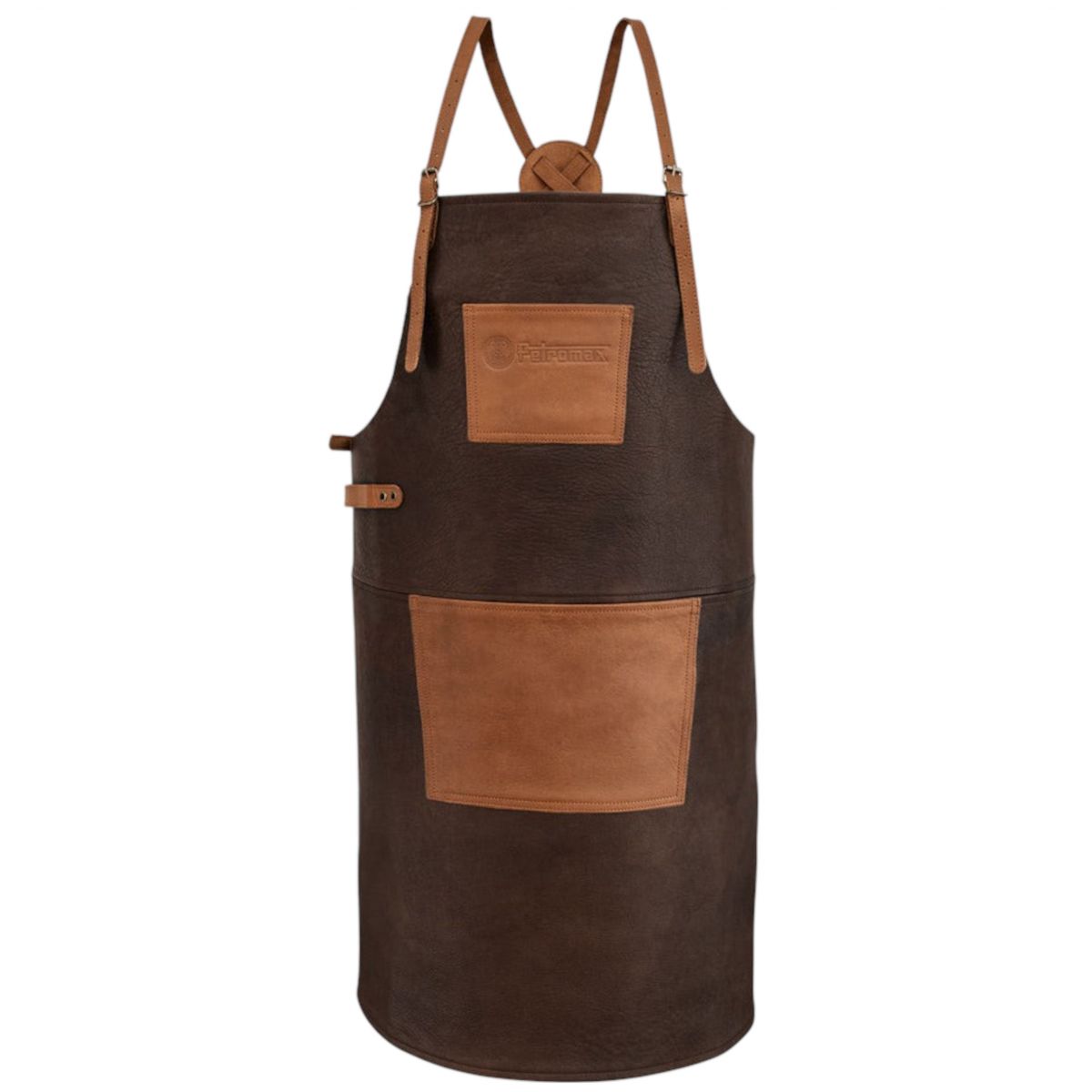 Tablier cuir de buffle bandeau dorsal croisé - Default Title