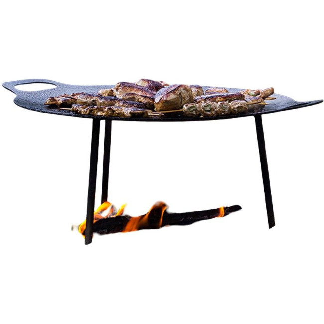 Grill- und Feuerschale FS48 2 in 1 Grillpfanne   Grillstelle aus Stahl ø 48 cm - Petromax